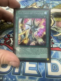 Yu-Gi-Oh The Gaze of Timaeus Secret Rare 1st Edition Near Mint MZMU PACK FRESH - Image 2