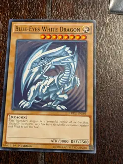 Konami Yu-Gi-Oh! LDK2 Blue-Eyes White Dragon 1st Ed 3-Card Lot LDK2-ENK01 - Image 2