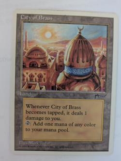 City of Brass 4th Edition MTG NM free shipping with tracking - Image 1