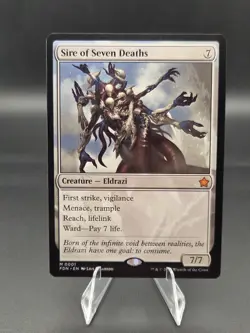 Sire of Seven Deaths - Magic the Gathering - M0001 FDN NM MTG - Image 1