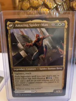 Peter Parker\Amazing Spider-Man | MTG Marvel SPM | Mythic DFC Hero Token | NM - Image 2