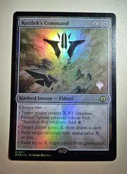 Kozilek's Command - Foil Rare NM - Promo Pack - Modern Horizons 3 ⚔B&B - Image 1
