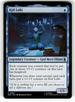 Kid Loki 63 Uncommon Marvel Super Heroes Magic: The Gathering Near Mint - Image 1