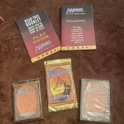 Magic: The Gathering Fifth Edition Trading Card Game For 2 Players opened box - Image 5