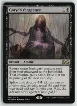 Goryo's Vengeance Lightly Played 99 Ultimate Masters Magic: The Gathering - Image 1