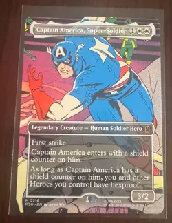 Captain America, Super-Soldier (Borderless) (0316) Marvel Super Heroes Regular - Image 1