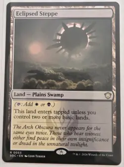 Eclipsed Steppe Commander: Secrets of Strixhaven Regular - Image 1