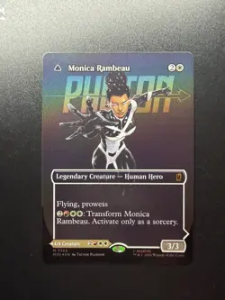 MTG Marvel Super Heroes Monica Rambeau Borderless 0356 Foil NM - Image 1