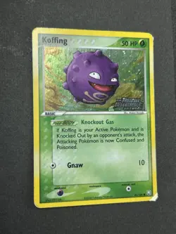 Koffing 61/109 Reverse Holo Stamped Pokemon Team Rocket Returns PL - Image 1