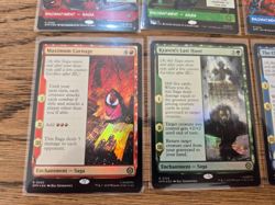 MTG Spider-Man Saga x6 Maximum Carnage Borderless Foil Clone Saga (4x Foil) NM - Image 5