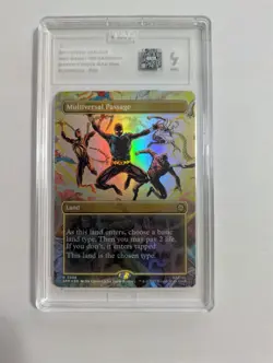 Magic MTG Spider-Man Multiversal Passage Scene Borderless Foil #0206 TAG 9 - Image 1