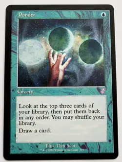 MTG Ponder Retro frame - Time Spiral Remastered NM - Image 1