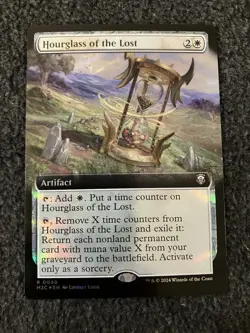Magic MTG Hourglass of the Lost (Extended Art) (Ripple Foil) - Modern Horizons 3 - Image 1