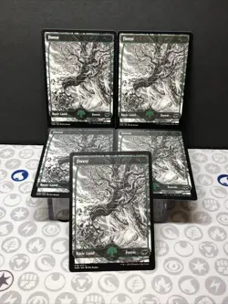 Forest x5 MTG Full Art Innistrad: Crimson Vow # 276/277 - Image 1