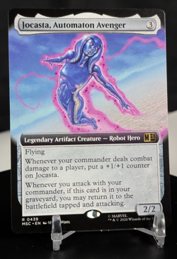 MTG Jocasta, Automaton Avenger EXTENDED ART NON-FOIL Marvel Commander MSC #108 - Image 1