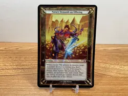 MTG LP - Nature Demands an Offering *Oversized* 2010 Archenemy - Image 1