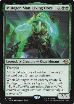 Mutagen Man, Living Ooze 0124 Teenage Mutant Ninja Turtles MTG NM/M - Image 1