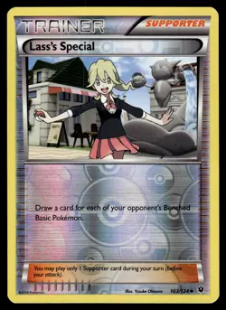 Lass's Special Reverse Holo 103/124 XY - Fates Collide Pokemon - Image 1