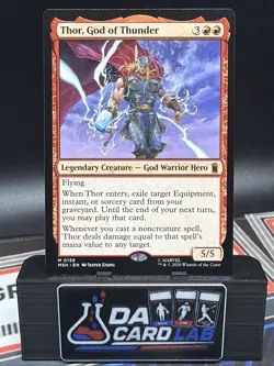 Thor, God of Thunder #156 (NM) Super Heroes MTG Non-Foil Magic The Gathering - Image 1