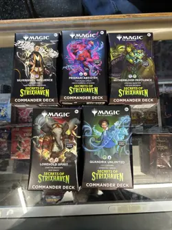 Sealed Secrets of Strixhaven Set of 5 Commander Decks Magic - Image 1