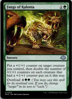 FANGS OF KALONIA 153 UNCOMMON MODERN HORIZONS 3 MAGIC: THE GATHERING LP - Image 1