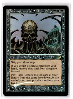 Necropotence 7 Deckmasters Garfield vs Finkel DKM Foil LP - Image 1