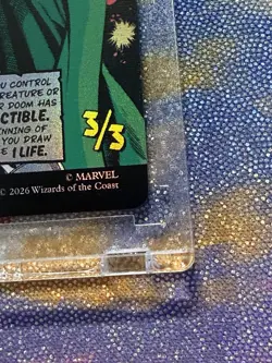 Magic the Gathering Doctor Doom Borderless 0394 Marvel Super Heroes MSH Mythic - Image 3