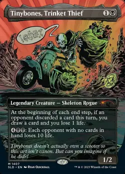 MTG Tinybones, Trinket Thief - Foil, Secret Lair Drop Series, Near Mint, English - Image 1