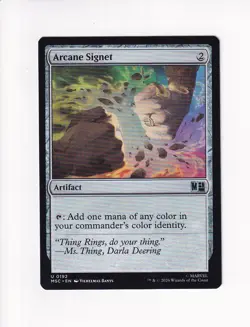 MAGIC MTG COMMANDER: MARVEL SUPER HEROES ARCANE SIGNET 192 - Image 1