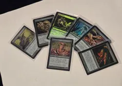 MTG Sliver Lot x14 Premium Deck Series Foils + Time Spiral Gemhide Muscle Might - Image 1