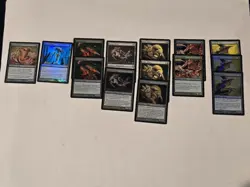 MTG Sliver Lot x14 Premium Deck Series Foils + Time Spiral Gemhide Muscle Might - Image 2