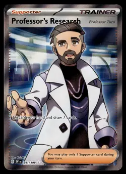 Professor's Research Full Art 241/198 SV01: Scarlet & Violet Base Set Pokemon - Image 1