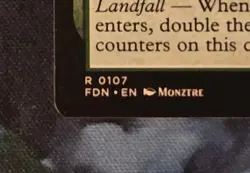 Mossborn Hydra | Foundations FDN | R0107 Regular NM MTG Magic the Gathering - Image 2