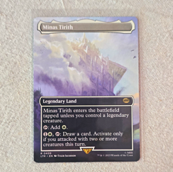 Wizards of the Coast Minas Tirith 0420 LTR Rare Borderless Foil ENG 2023 - Image 1