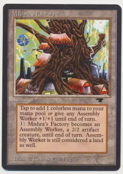 MTG Magic the Gathering Antiquities Mishra's Factory (Spring) LP Light Play! A - Image 1