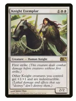 1x MTG Knight Exemplar - M11 Rare! NM Mint! Ships Fast - Image 1