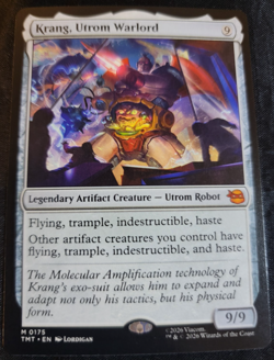 Krang, Utrom Warlord # 175 - TMNT - TMT - MTG Cards Magic The Gathering - Image 1