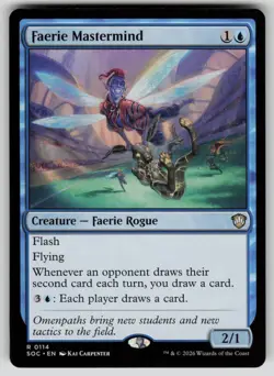 Faerie Mastermind Rare Commander: Secrets of Strixhaven 114 MTG Near Mint 2026 - Image 1