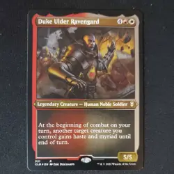 MTG Duke Ulder Ravengard Commander Legends: Battle for Baldur's Gate 531 Foil R - Image 1