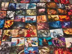 MTG Lot of 70 ART SERIES Cards -NO DOUBLES-Some Gold Signatures - Image 2