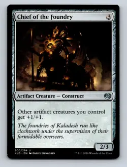 MTG Magic the Gathering Chief of the Foundry Kaladesh Regular - Image 1