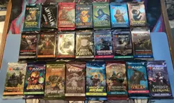 Magic The Gathering Sealed Draft Booster Packs: Theros BD (2020) - Wilds (2023) - Image 2