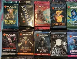 Magic The Gathering Sealed Draft Booster Packs: Theros BD (2020) - Wilds (2023) - Image 3