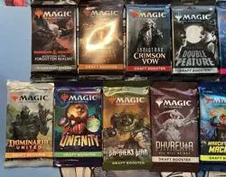 Magic The Gathering Sealed Draft Booster Packs: Theros BD (2020) - Wilds (2023) - Image 5