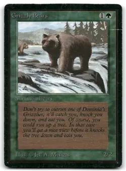 Grizzly Bears Beta Edition MAGIC TCG HP/DMG - Image 1