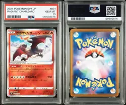 PSA 10 Radiant Charizard SVK 001/044 Deck Build Box Japanese Pokemon GEM MINT - Image 4