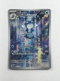 Poliwhirl 176/165 Scarlet & Violet 151 Pokemon Card NM Illustration Rare - Image 1