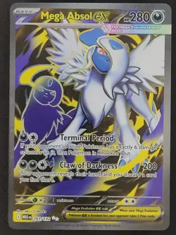 Mega Absol ex 161/132 Ultra Rare Mega Evolution Base Set Pokemon TCG - Image 1