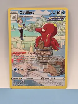 Pokemon OCTILLERY TG03/TG30 - Brilliant Stars - HOLO Character Card - - Image 1