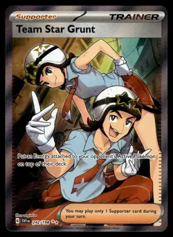 Team Star Grunt Full Art 242/198 SV01: Scarlet & Violet Base Set Pokemon - Image 1